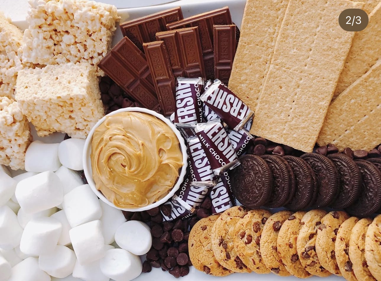 S'mores dessert board